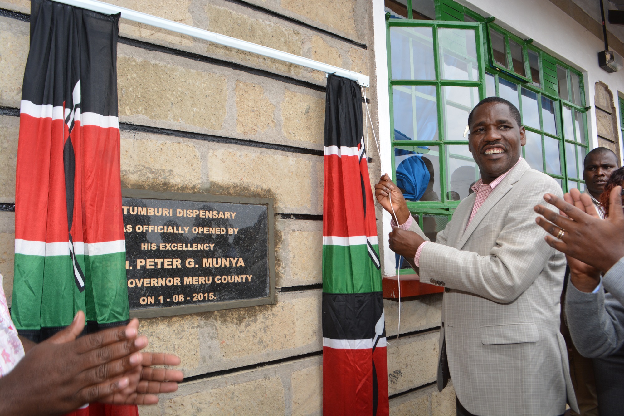 GOVERNOR MUNYA OPENS NEW HOSPITAL FACILITIES