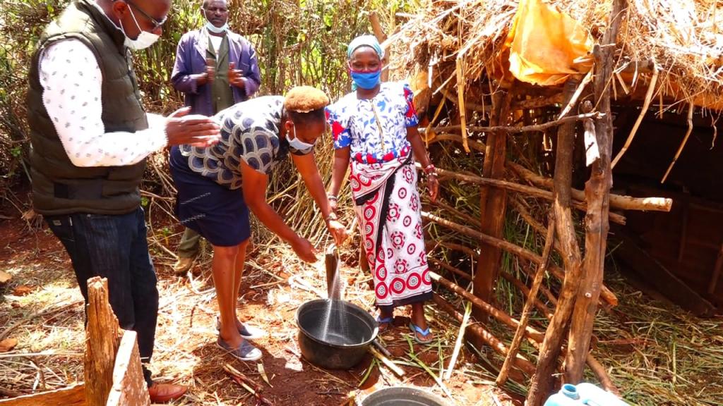 1000 HOMESTEADS BENEFIT FROM WATER IN HOMES THROUGH COMMUNITY BASED MANAGEMENT OF GOVERNMENT BOREHOLES.
