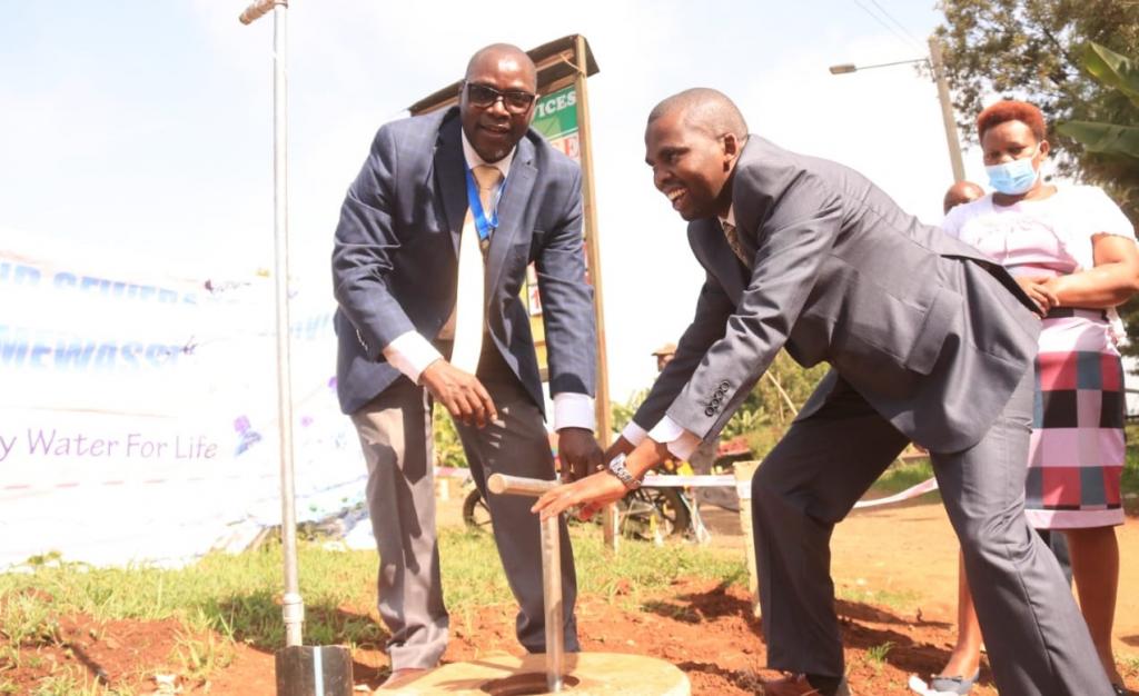 Over a 2000 population beneficiary urban water project to address Meru Town's water shortage.