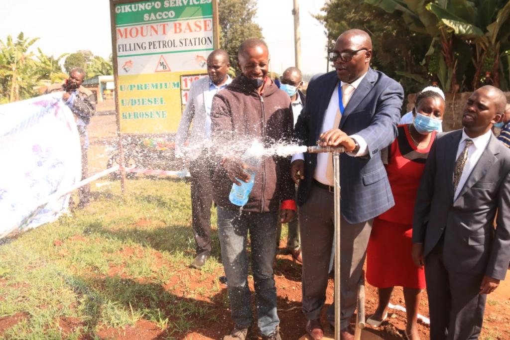 Over a 2000 population beneficiary urban water project to address Meru Town's water shortage.