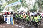 The County Government Hold Cycling Event At Kenya Forest Service.