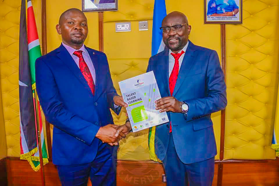 Deputy Governor Rev. Mutuma M'ethingia Meets A Delegation From World Talent Federation And Youth Enterprise Development Fund.