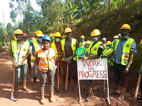 Youth Take Over Construction for Gikumene-Nchaure Road