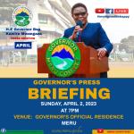 GOVERNOR'S PRESS BRIEFING