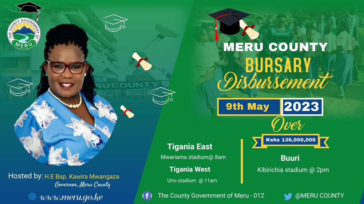 Meru County Bursary Disbursement