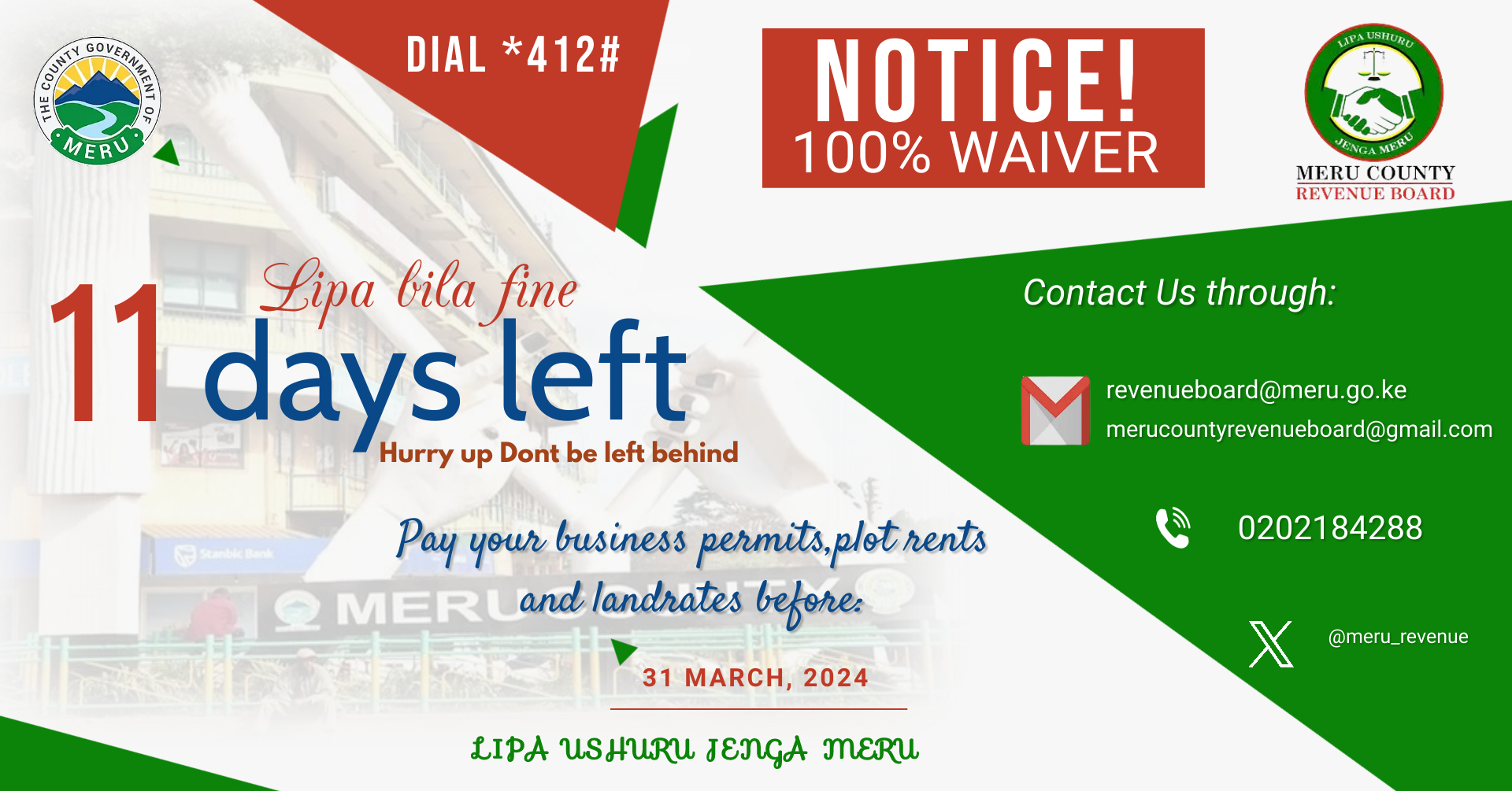11 days left .Hurry up! Dont be left behind.