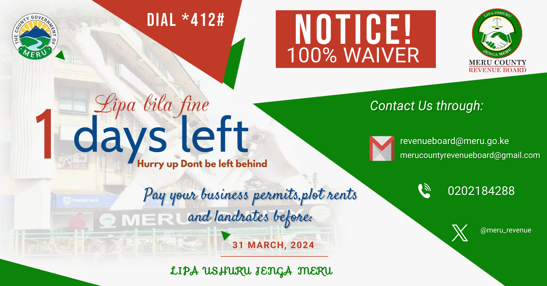 1 days left .Hurry up! Don't be left behind.