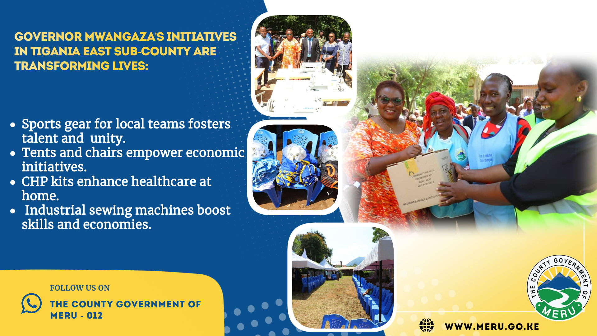 Governor Mwangaza's Initiatives In Tigania East Sub County Are Transforming Lives.