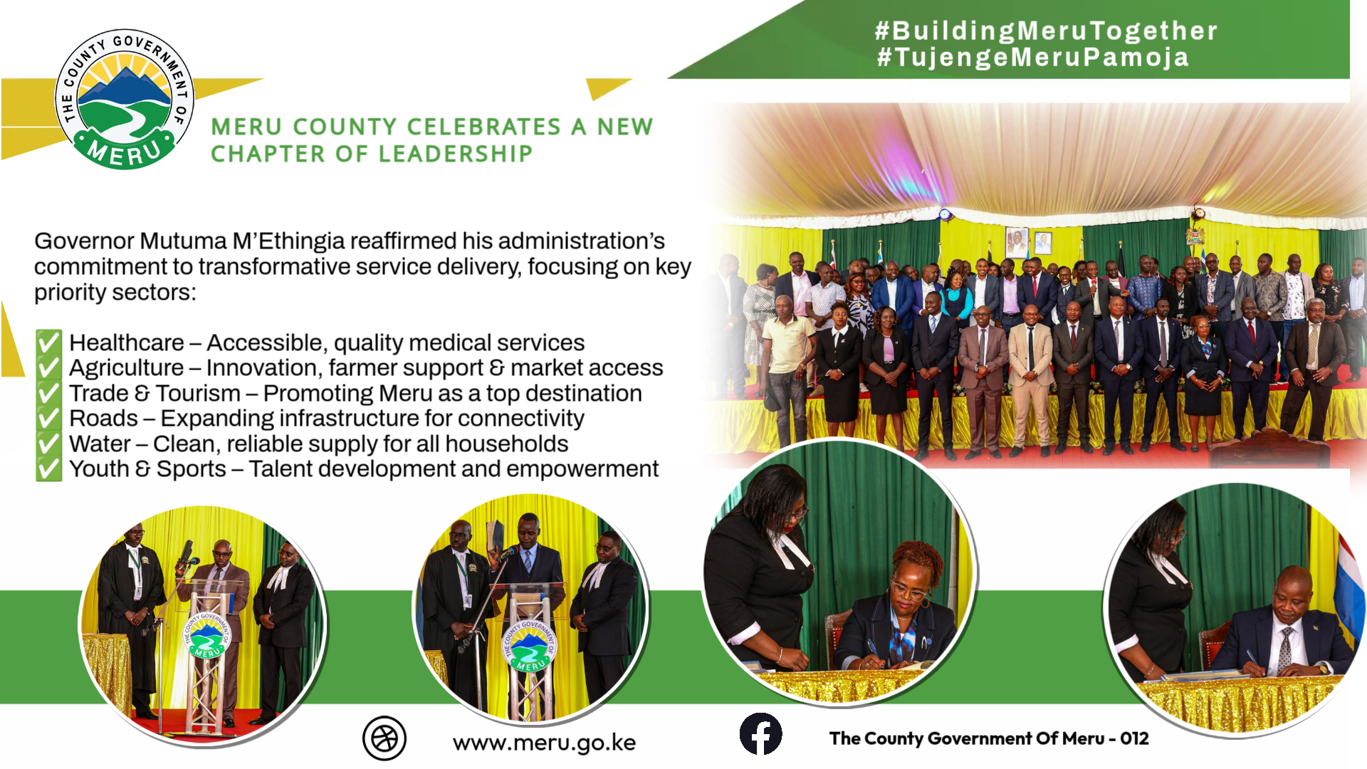 SWEARING-IN CEREMONY: A NEW ERA FOR MERU COUNTY.
