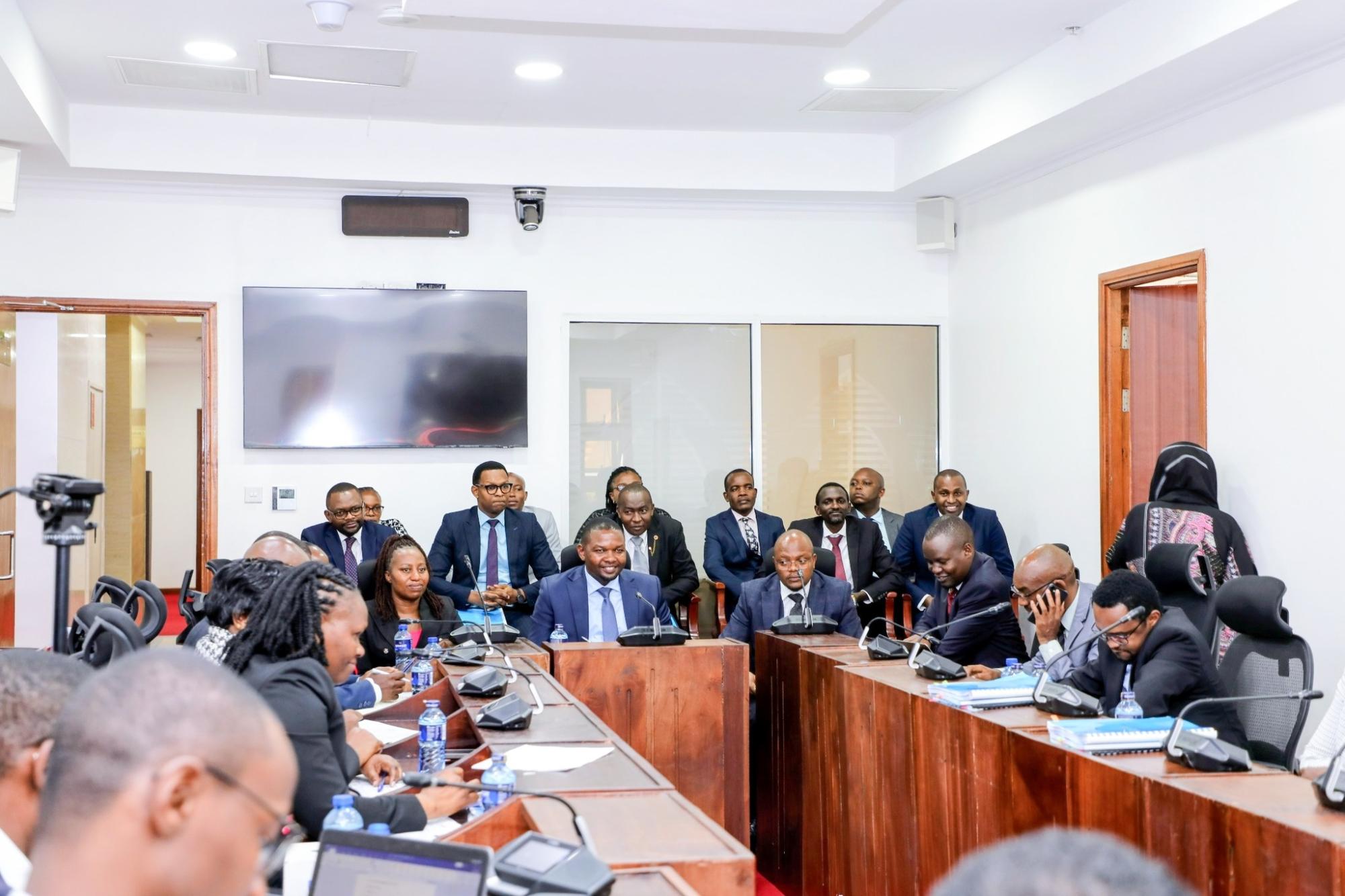 THE GOVERNOR OF MERU COUNTY H.E. REV. ISAAC MUTUMA M'ETHINGIA APPEARS BEFORE THE COUNTY PUBLIC INVESTMENTS AND SPECIAL FUNDS COMMITTEE, AT THE SENATE.