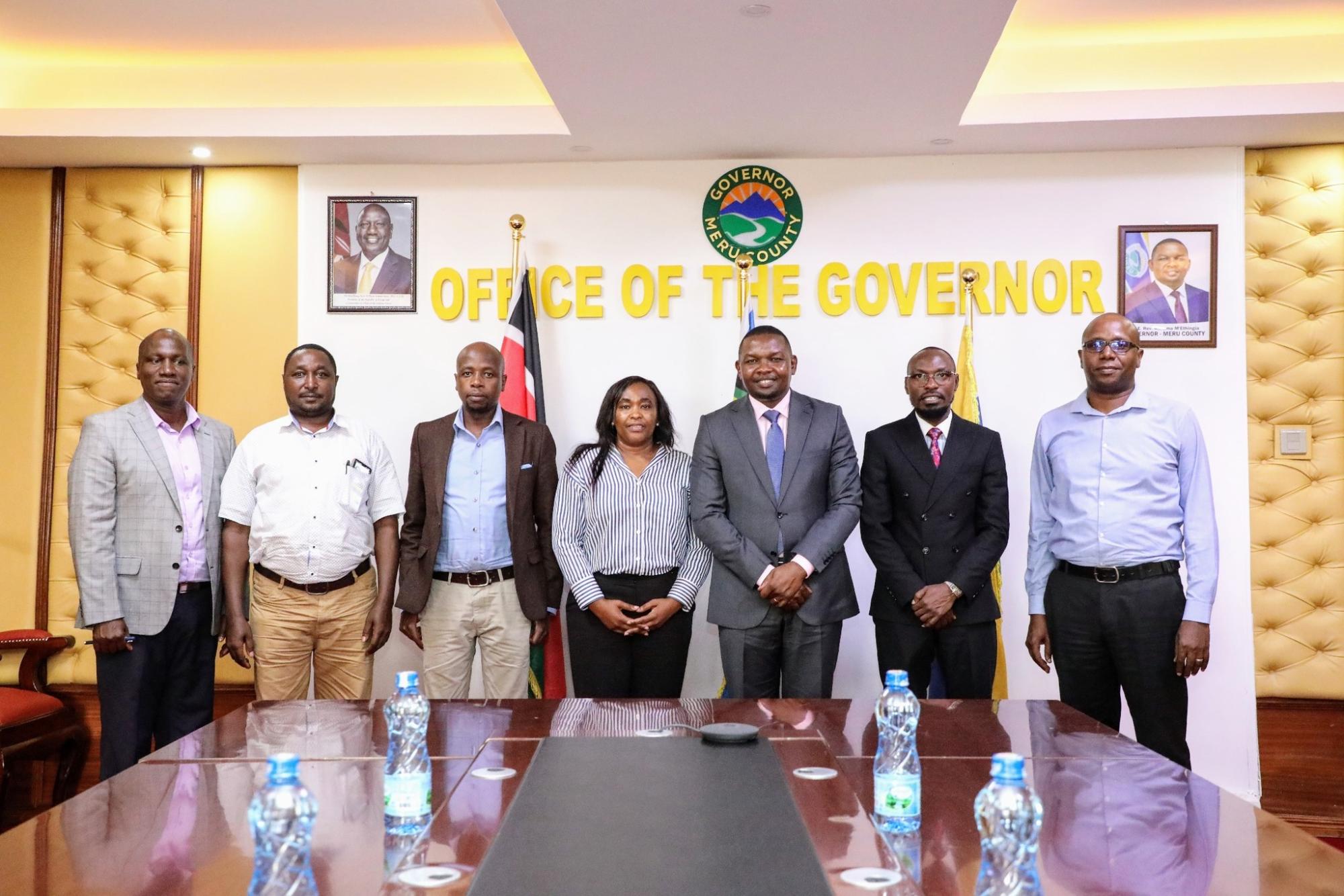 H.E. HON. REV. ISAAC MUTUMA M'ETHINGIA HOSTS KENYA COOPERATIVE COFFEE EXPORTERS CEO, DR. JANE KATHUKU IN A BID TO ENHANCE COFFEE PRODUCTION IN THE COUNTY.