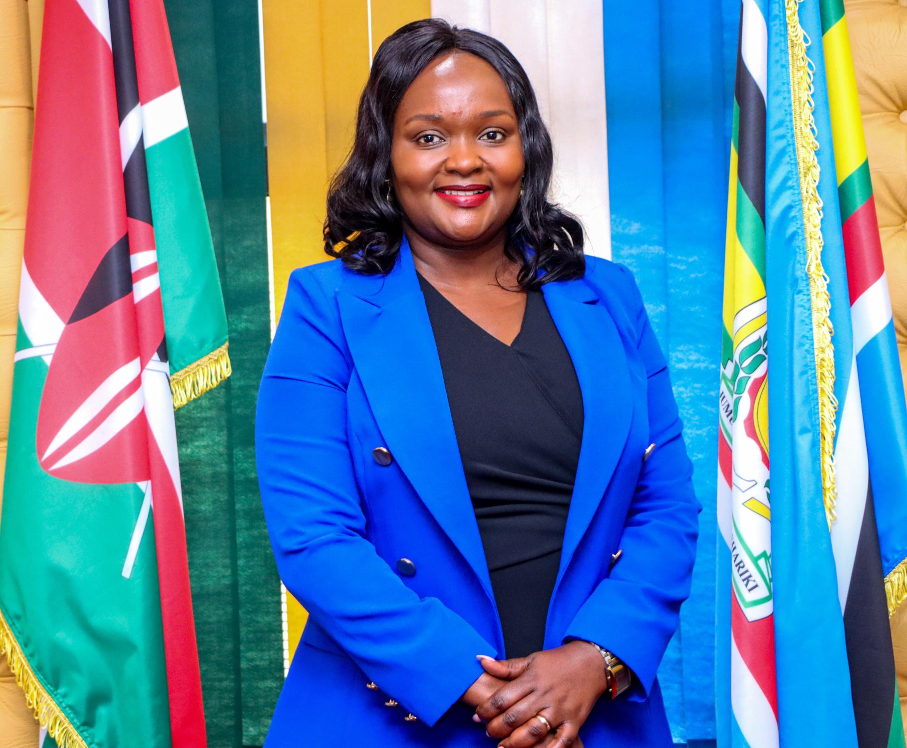 HER EXCELLENCY LINDA GAKII KIOME, THE DEPUTY GOVERNOR OF MERU COUNTY