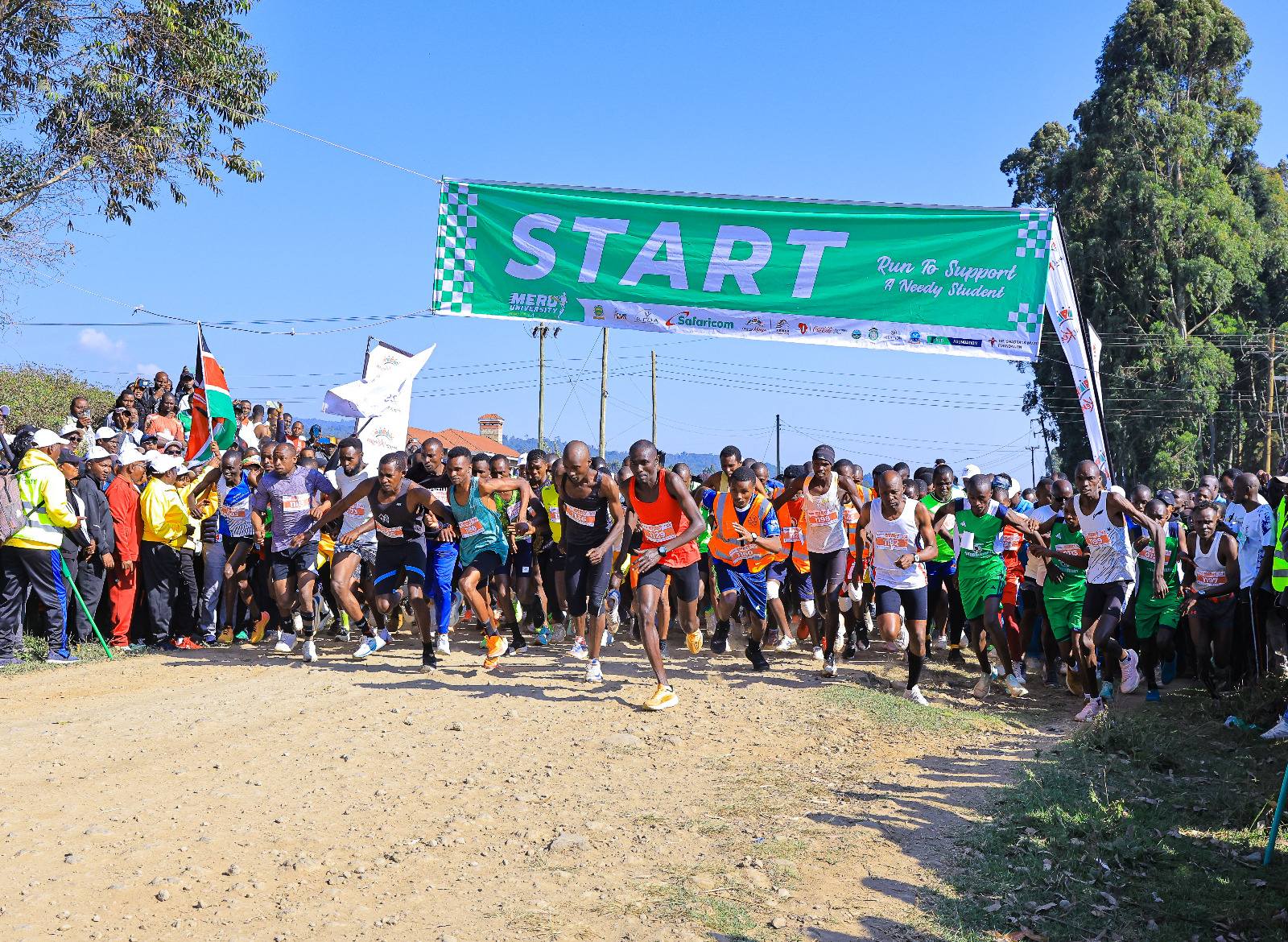 Meru University Mountain Run Flagged Off by Deputy Governor to Support Needy Students and Boost County Tourism