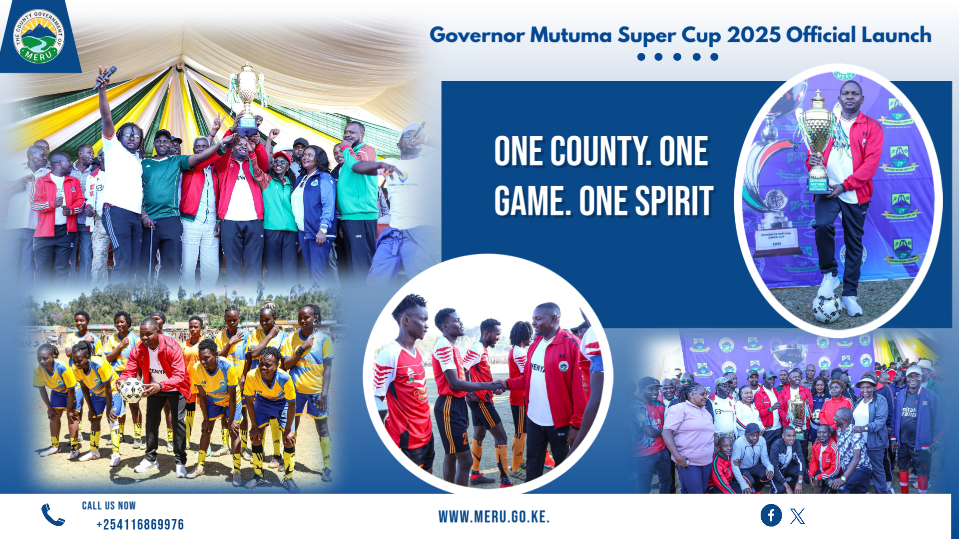 Governor Mutuma Super Cup Officially Launched at Maili Tatu Grounds.