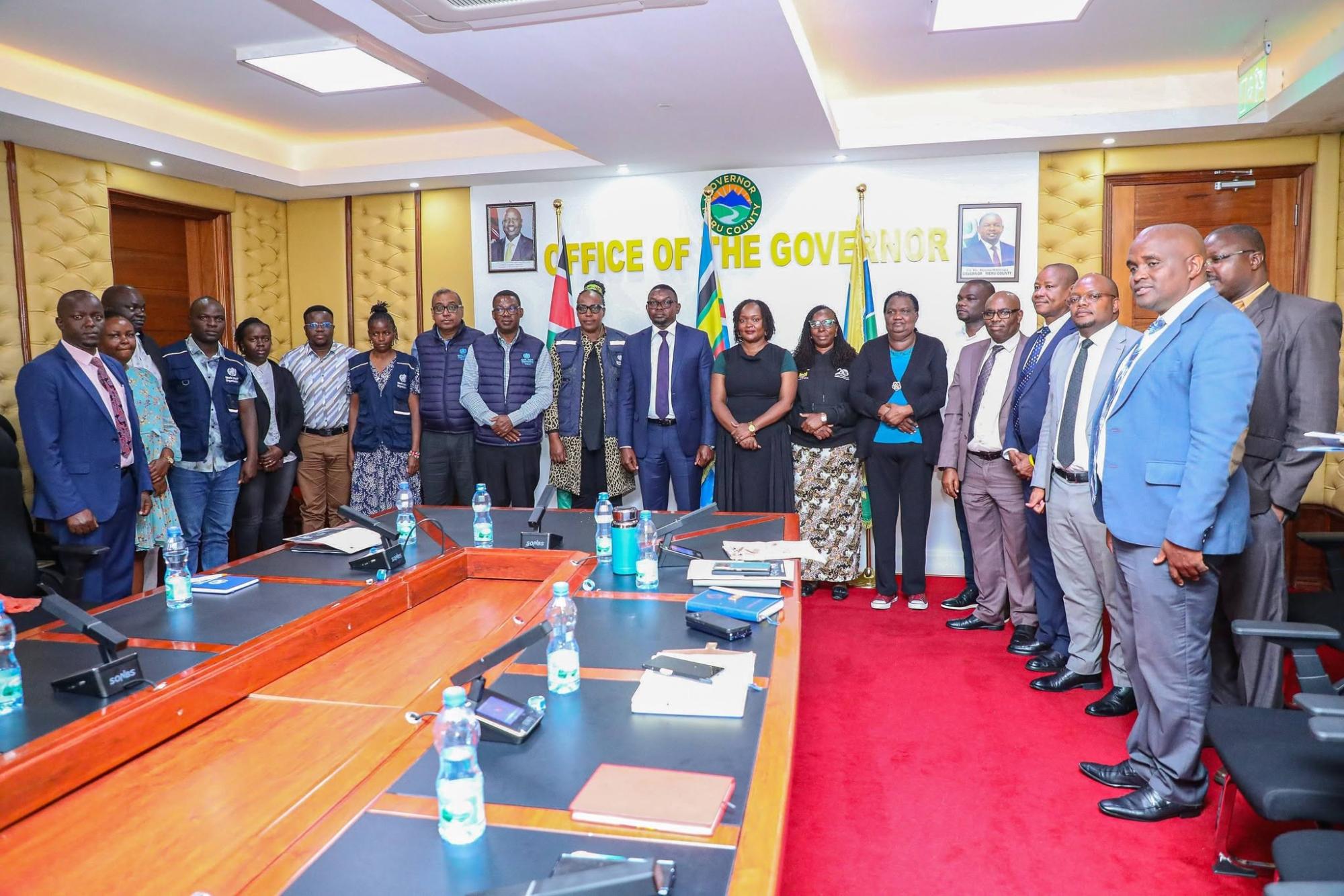 Governor Mutuma Hosts WHO, FAO Partners to Advance Tobacco-Free Farming Initiative
