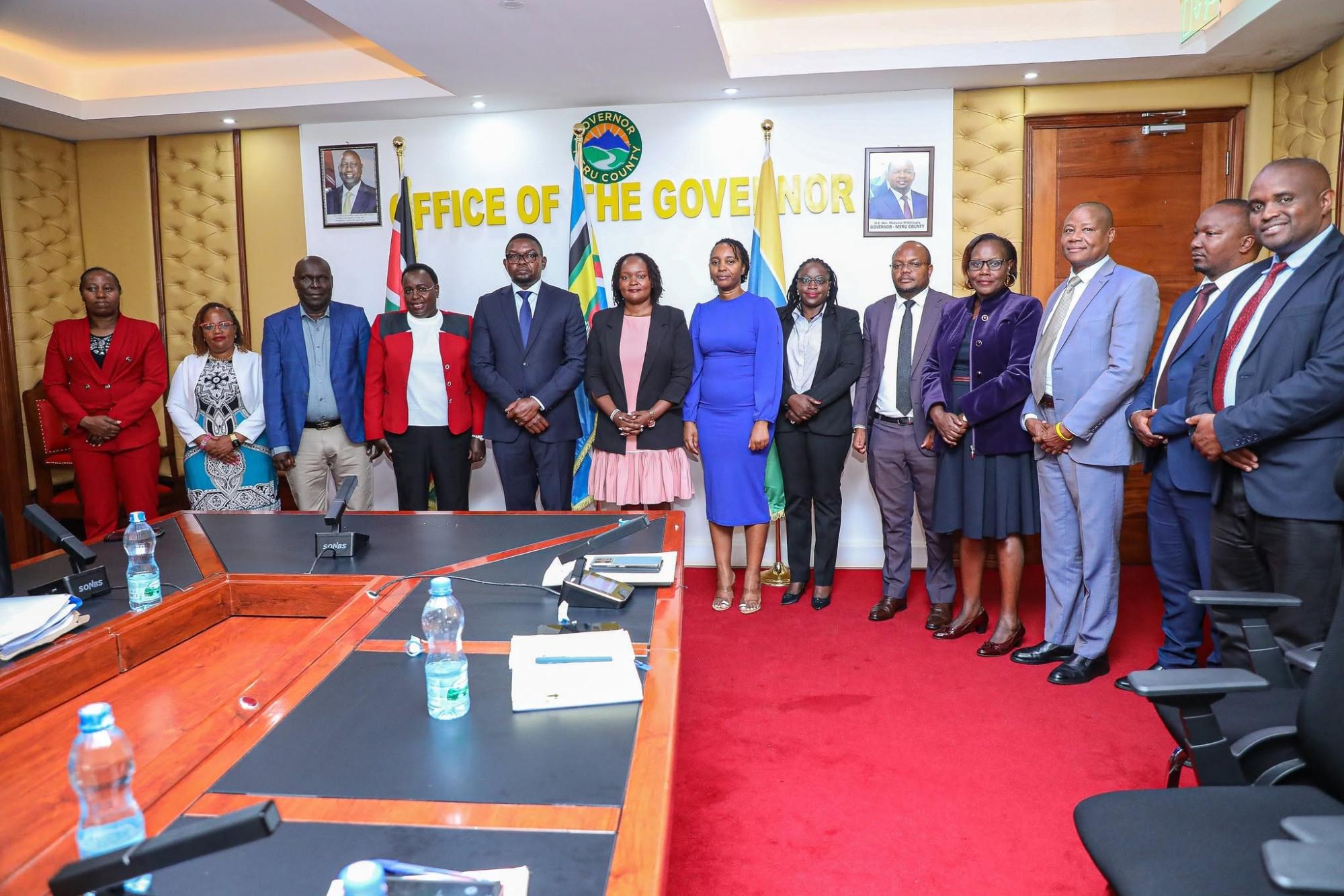 H.E. Governor Mutuma M'Ethingia Hosts Office of the Auditor General for County Audit Entry Meeting